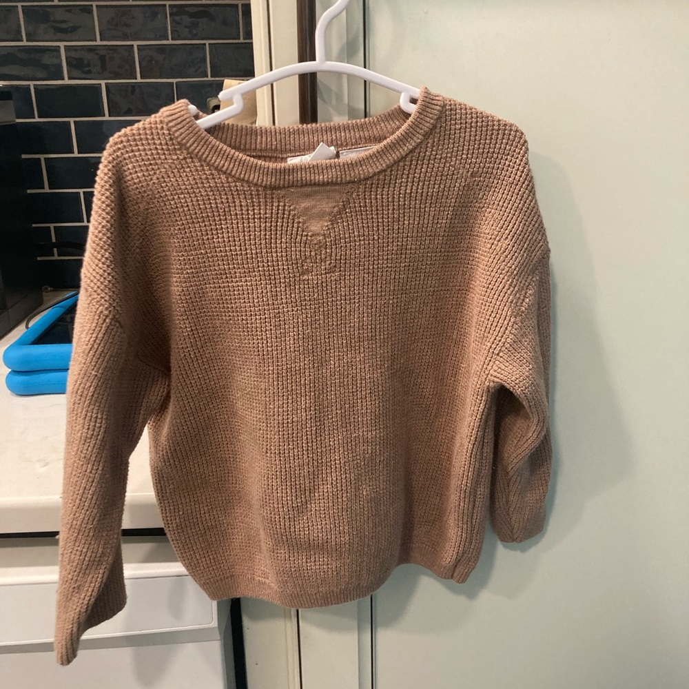 Zara toddler sweater light brown